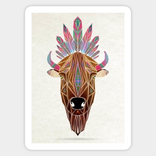 bison king Sticker